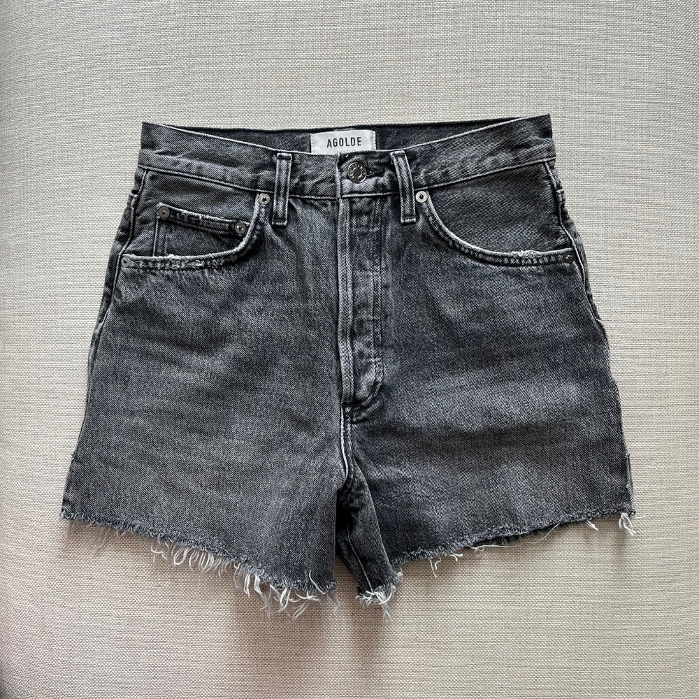 NEW - Agolde Dee Denim Short - Black